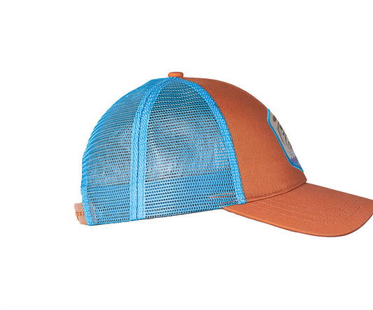 CASQUETTE DEVAUX TRUCKER BOMBLUE